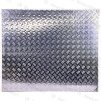 Пол (лист) рифленый алюминиевый "квинтет" 1120х980х2,0мм АМГ2Н2