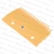 DSC_1332 копия Гребенка правая эскалатора SCE пластиковая желтая 17 зубьев ASA00B654-R LG Sigma