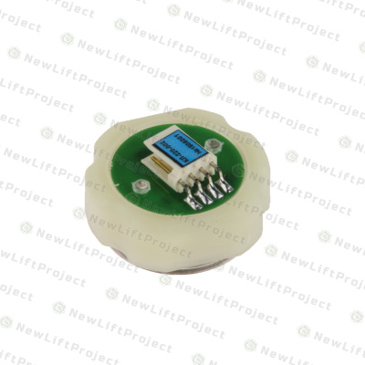 Модуль кнопочный красная индикация шлифованный толкатель RL AMP КЛ-220-002 ZAA25090CAA3 Otis