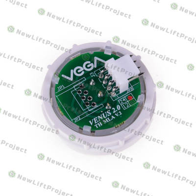 Модуль кнопочный с кодом брайля красная подсветка MLA разъем AMP "9" Venus Vega