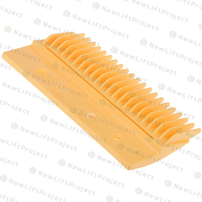Гребенка левая эскалатора SCE пластиковая желтая 22 зуба DSA2001488A-L LG Sigma
