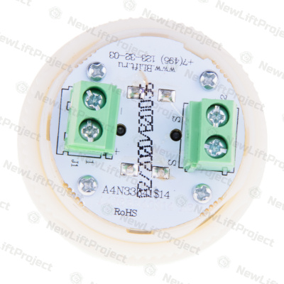 Модуль кнопочный A4N33841$14 красная подсветка Брайль "Вентилятор" BBP-R331-CMPLT-S-R-FAN (EA2406S-S-R-FAN) ЩЛЗ