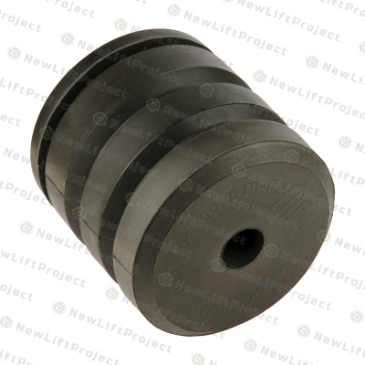 Буфер полиуретановый D=165мм H=160мм d=35мм 0601.01.00.010-02 ЩЛЗ